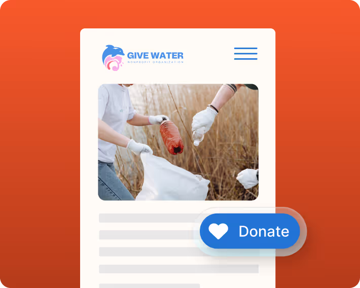 Donation button