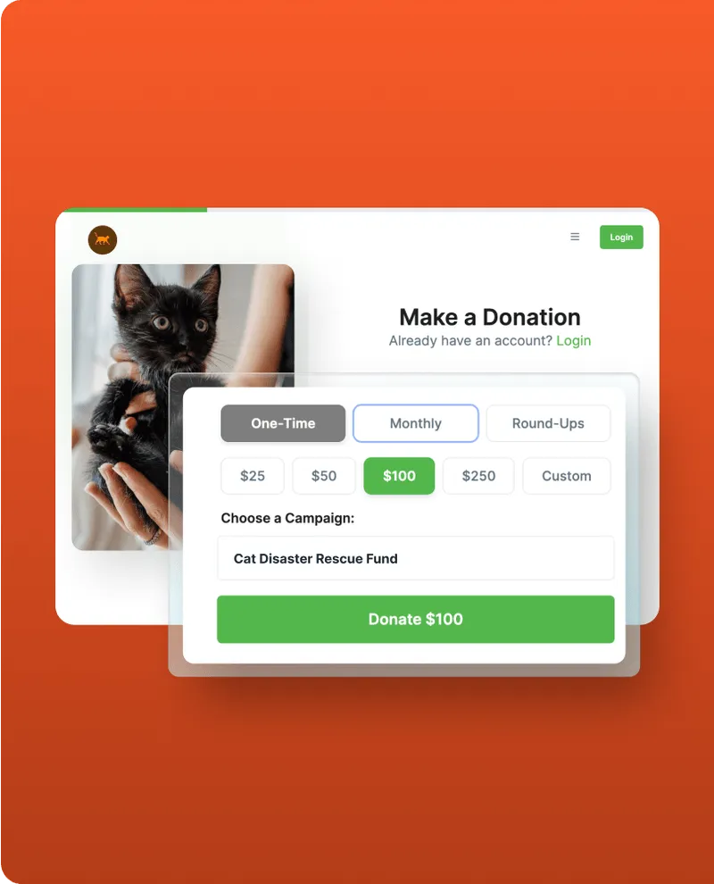 Donation form