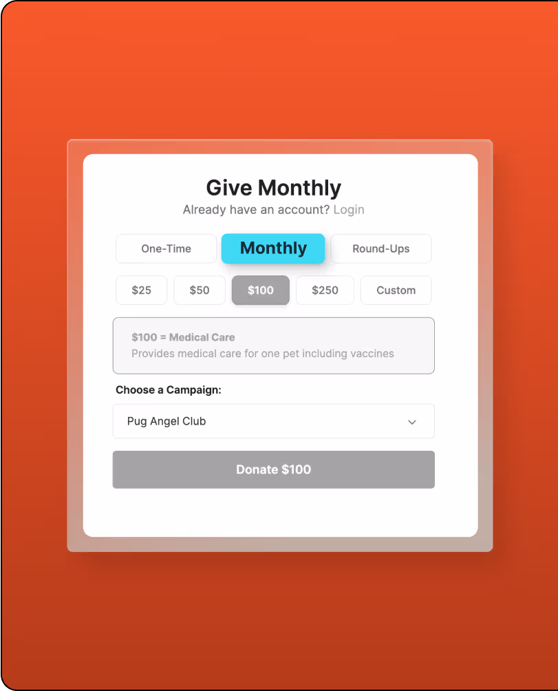 Recurring donations