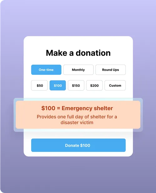 Recurring donations