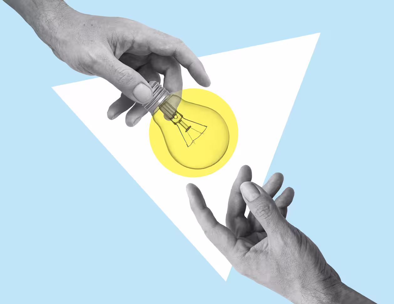 Handing off lightbulb