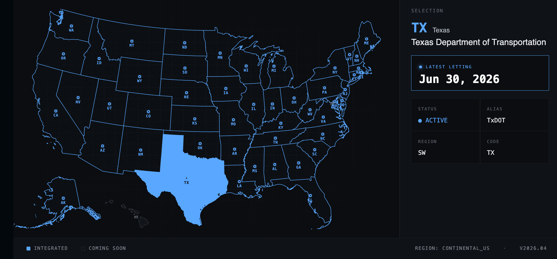 Alaska and Massachusetts join the coverage map