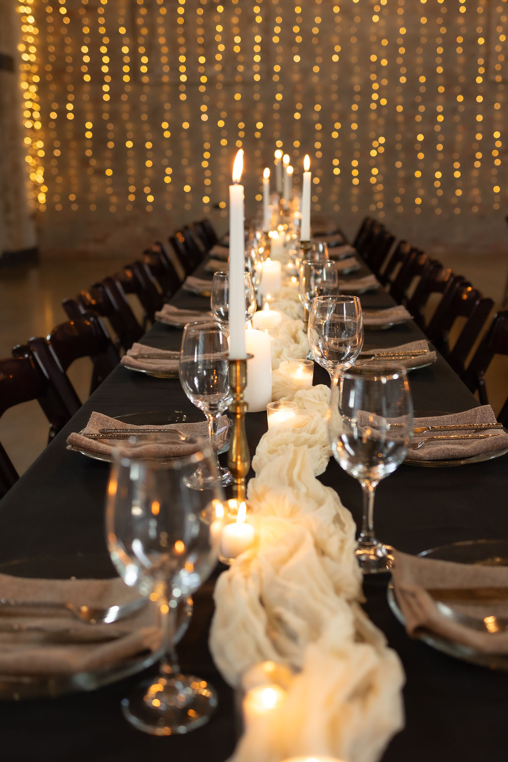 floral display for wedding venue,