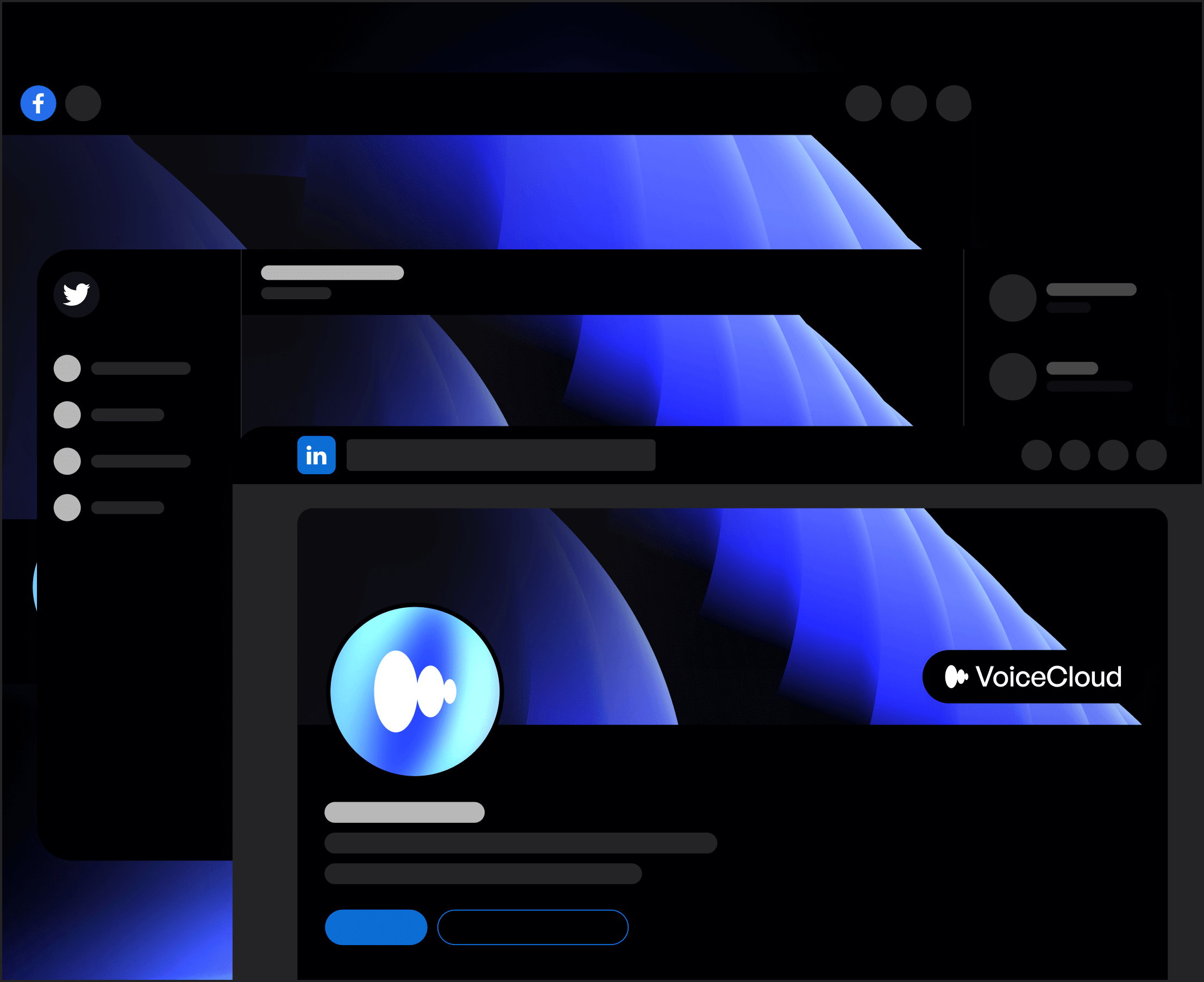 VoiceCloud - Social Media Assets - Text to Speech App Webflow Template | BRIX Templates