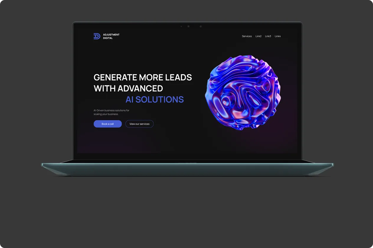 Adjusment Digital website