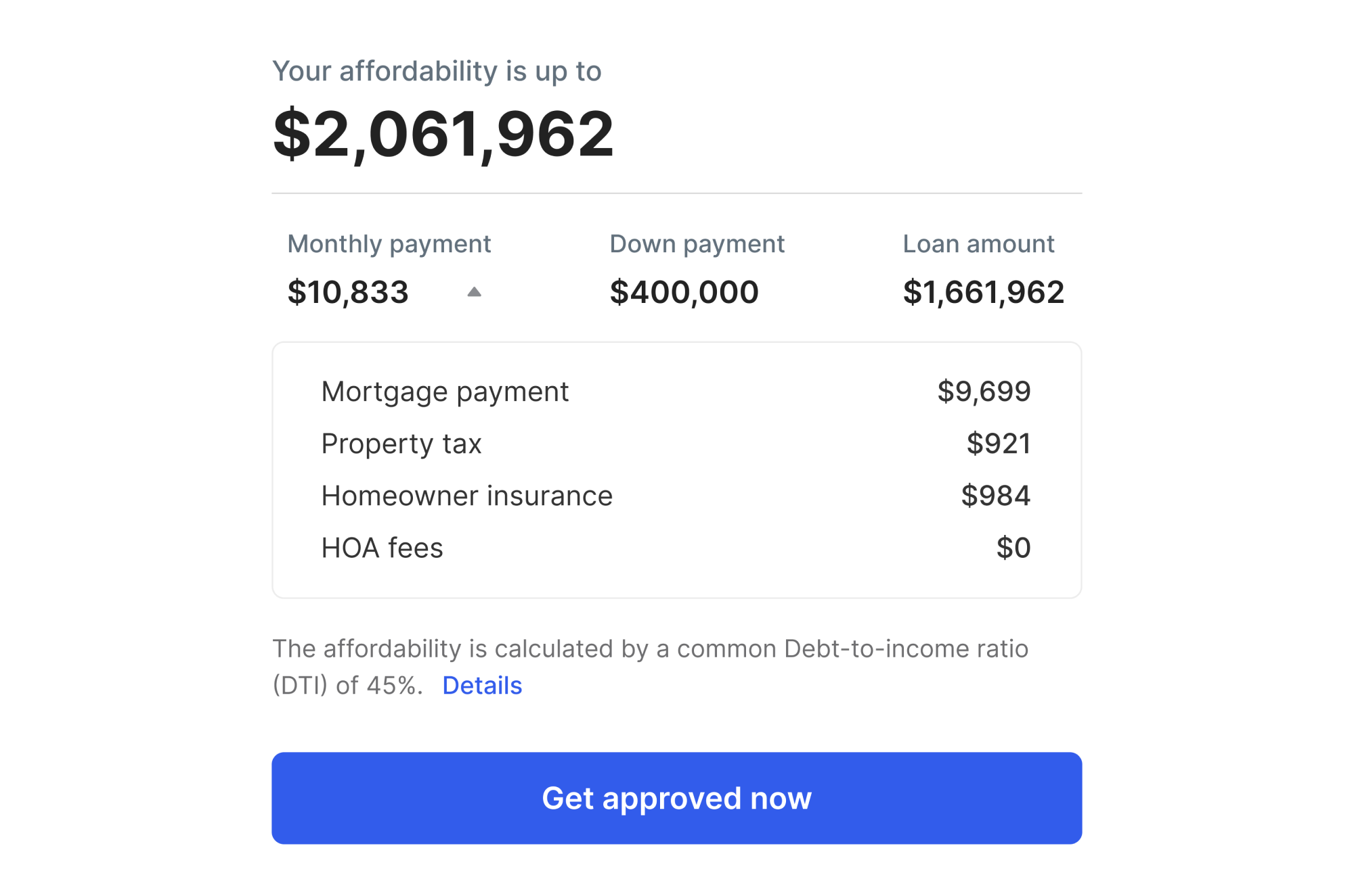 image shows Detailed breakdown
