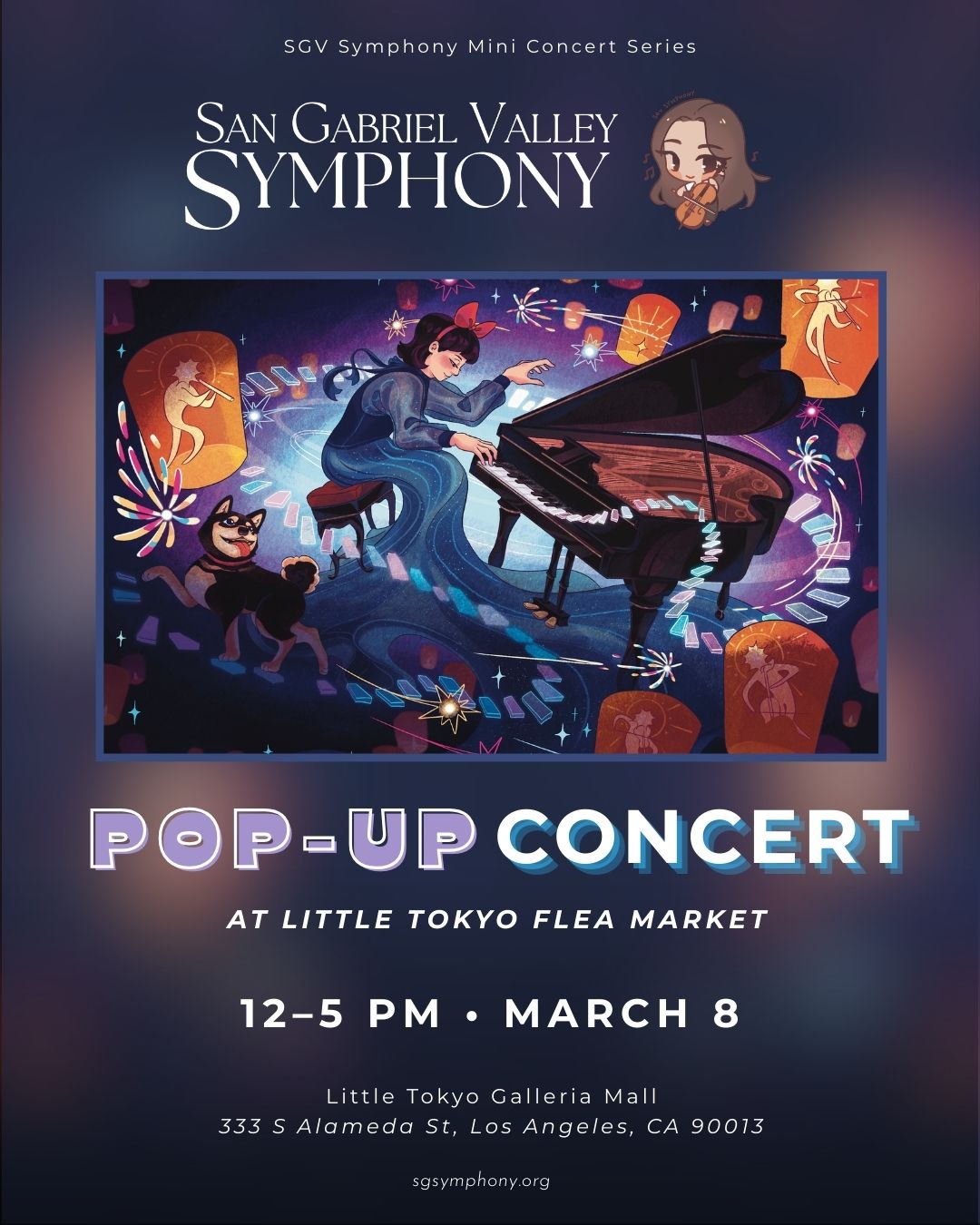 Studio Ghibil Pop-Up Concert at Little Tokyo Flea Market