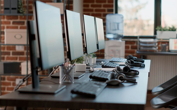 Retail digital signage display in a North American storefront managed by American Sound