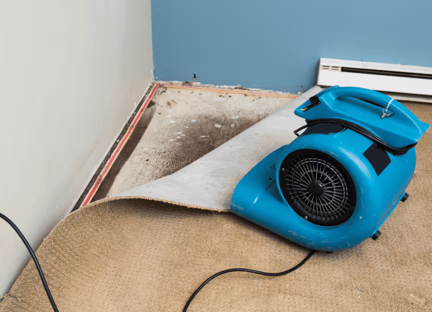 Water damage restoration services