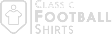 Classic Football Shirts logo with stylized shirt inside a shield outline and text 'Classic Football Shirts'.