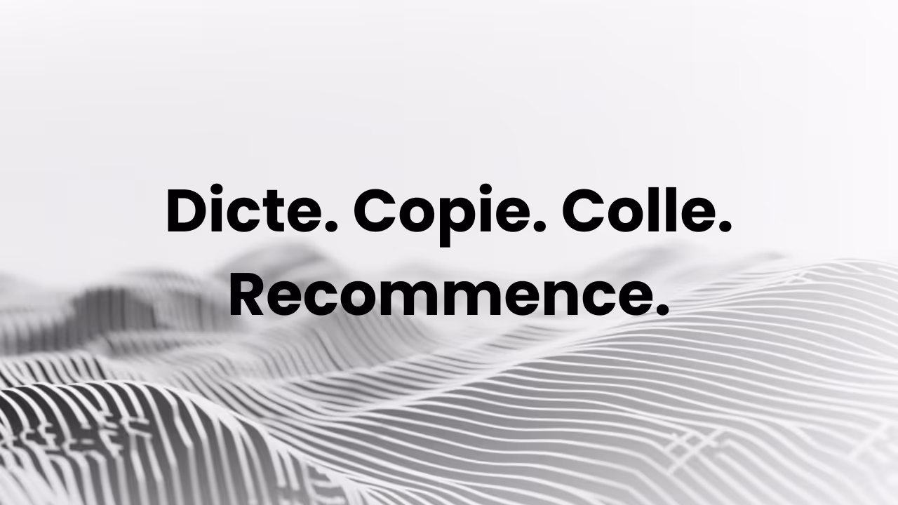 dictée en direct