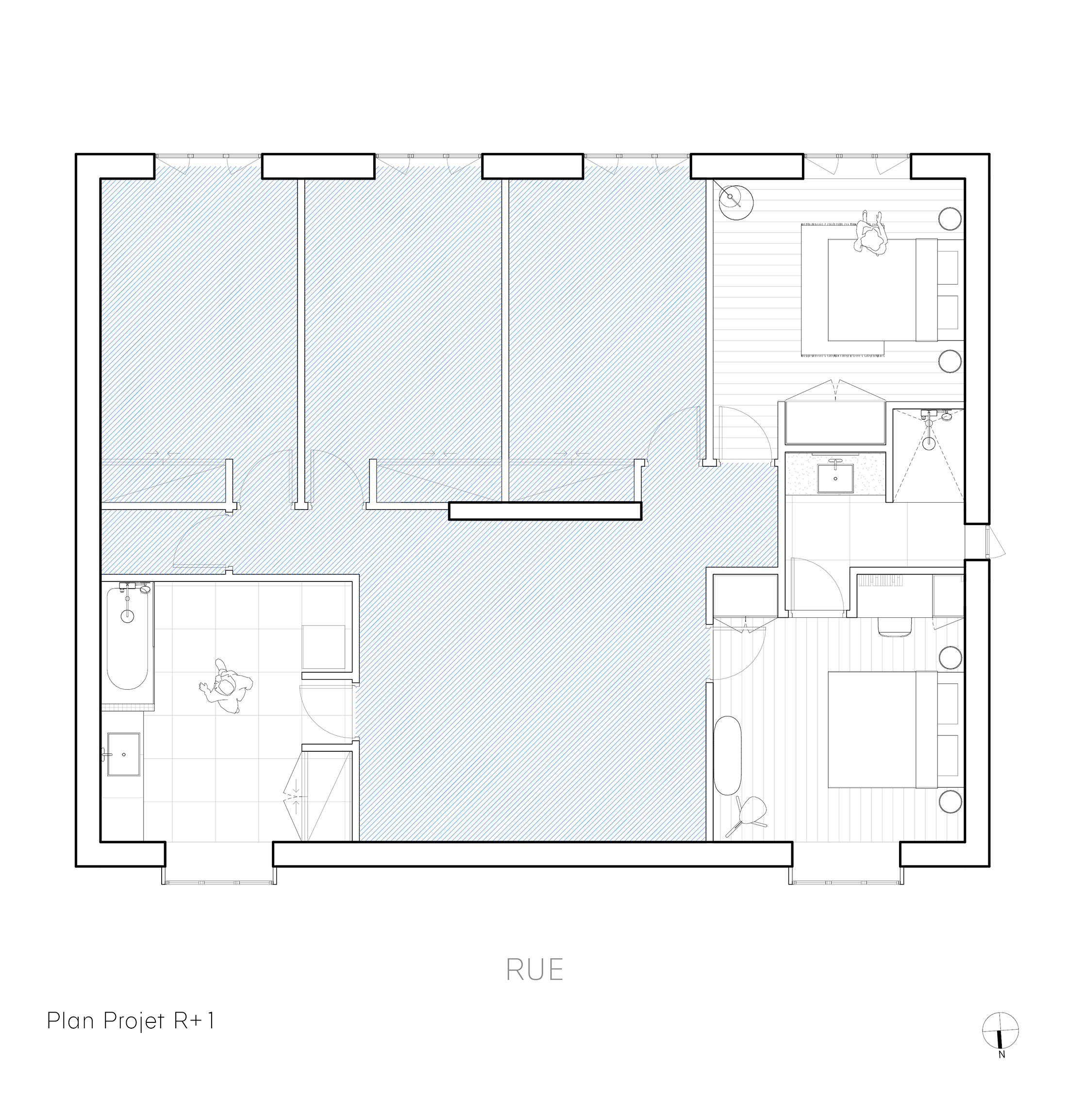 Oïkos Architectes — Rénovation partielle maison Saint-Cloud — photo 13