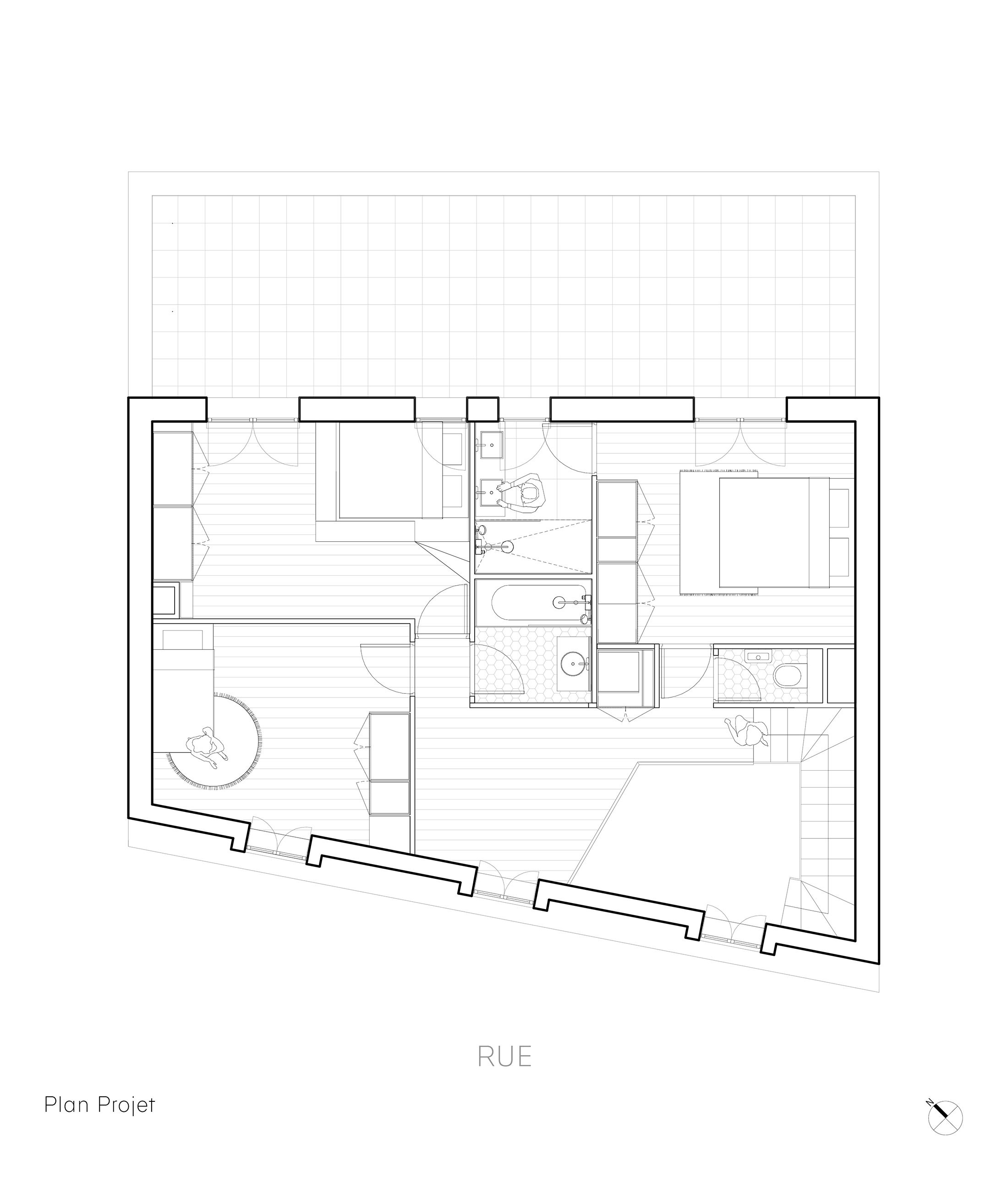 Oïkos Architectes — Rénovation complète duplex 140m² Paris Batignolles — photo 17