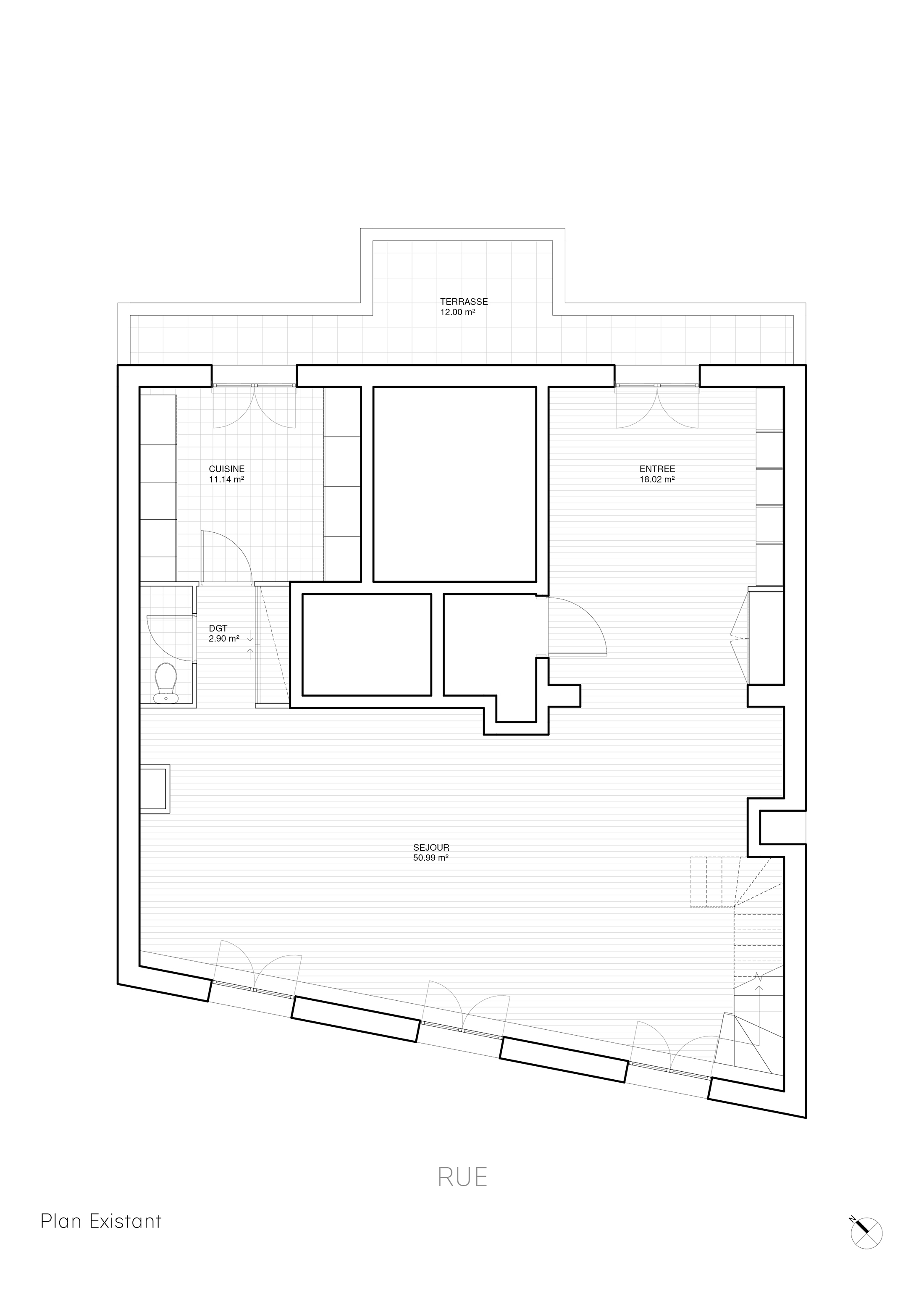Oïkos Architectes — Rénovation complète duplex 140m² Paris Batignolles — photo 14