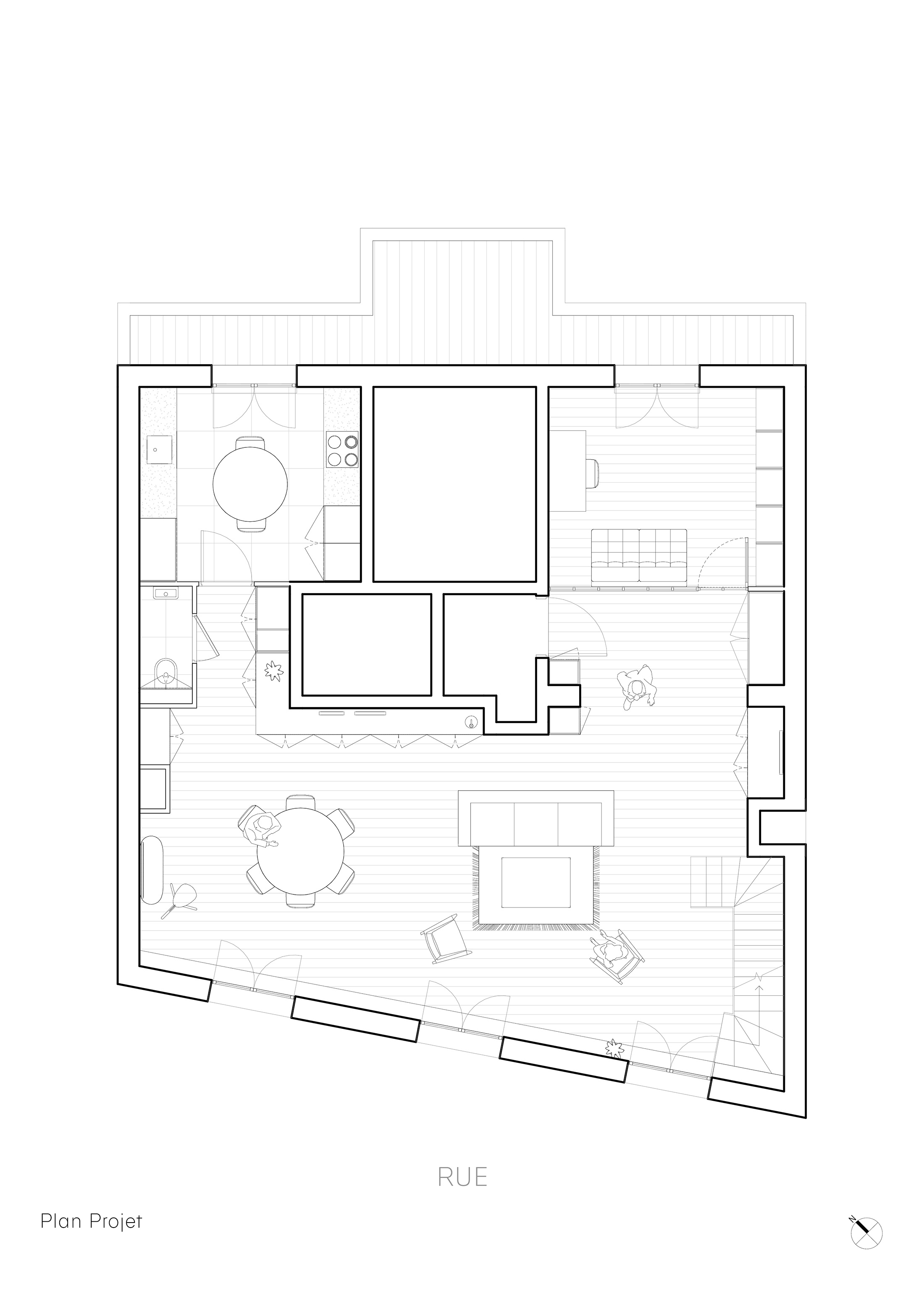 Oïkos Architectes — Rénovation complète duplex 140m² Paris Batignolles — photo 15