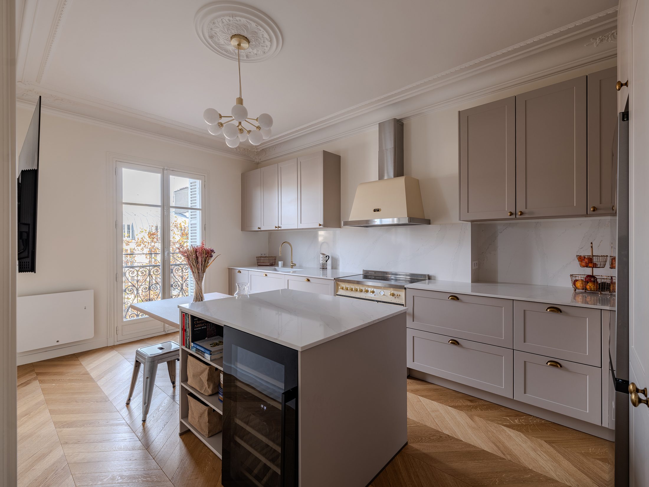 Oïkos Architectes — Rénovation complète appartement 170m² Paris 17ème — photo 4