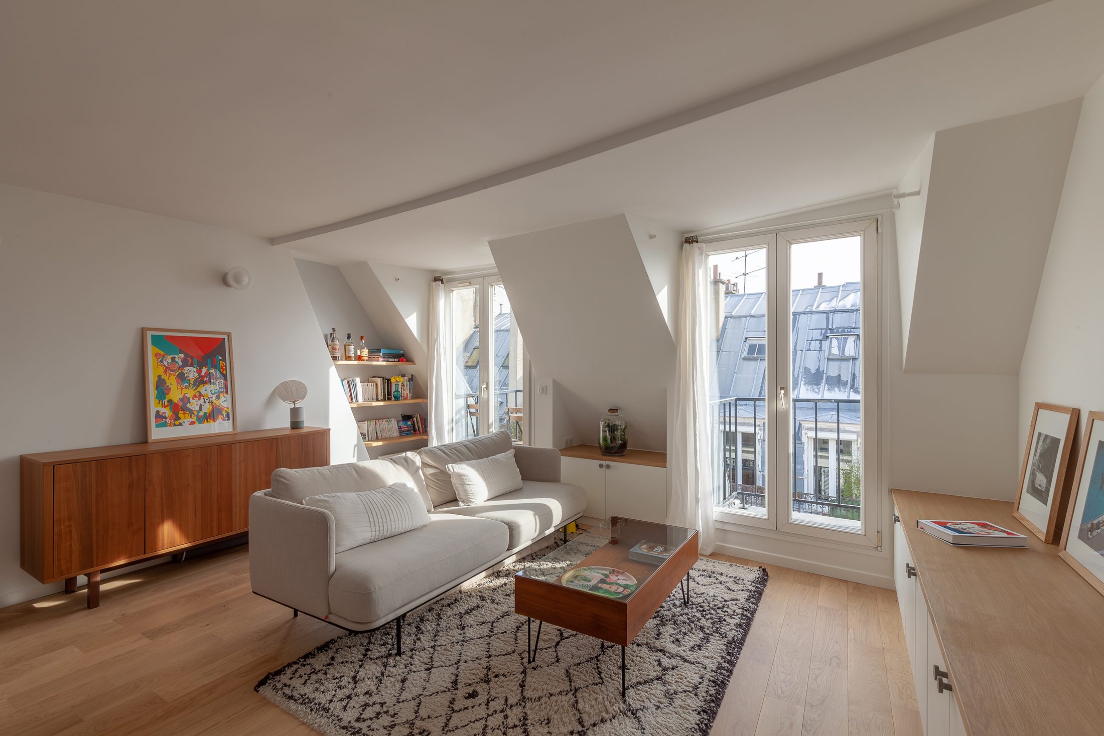 Oïkos Architectes — Rénovation complète appartement 41m² Paris 9ème — photo 1