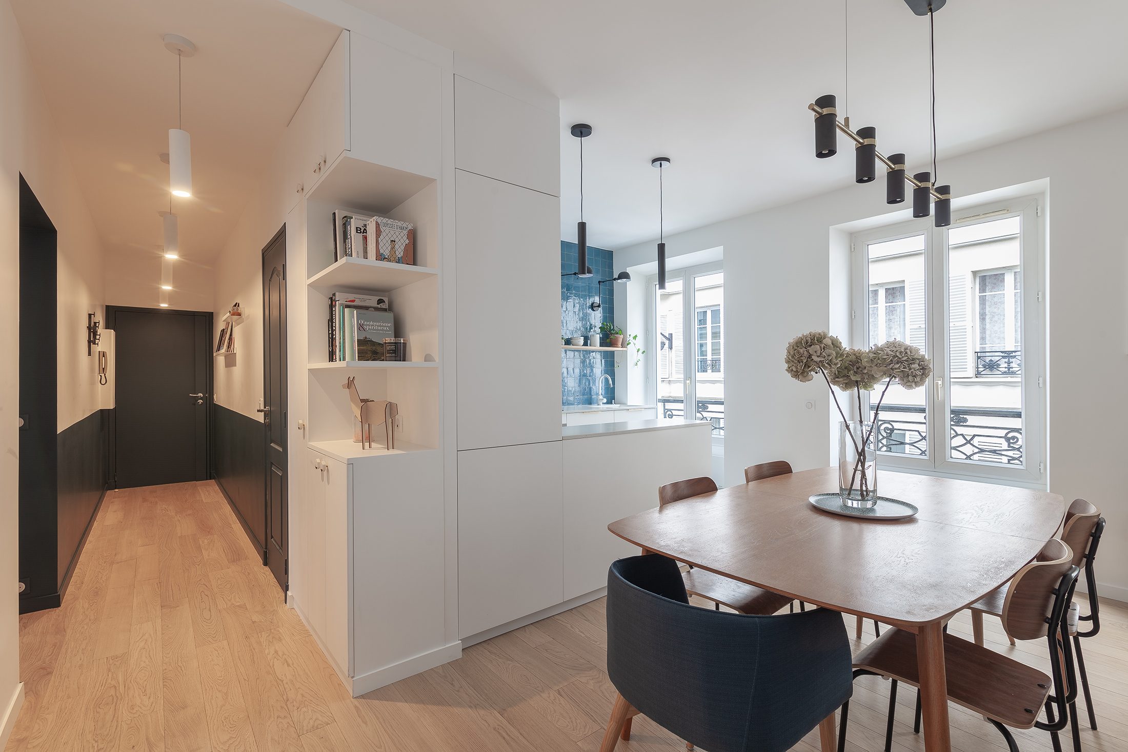 Oïkos Architectes — Rénovation complète appartement 68m² Paris Montmartre — photo 4