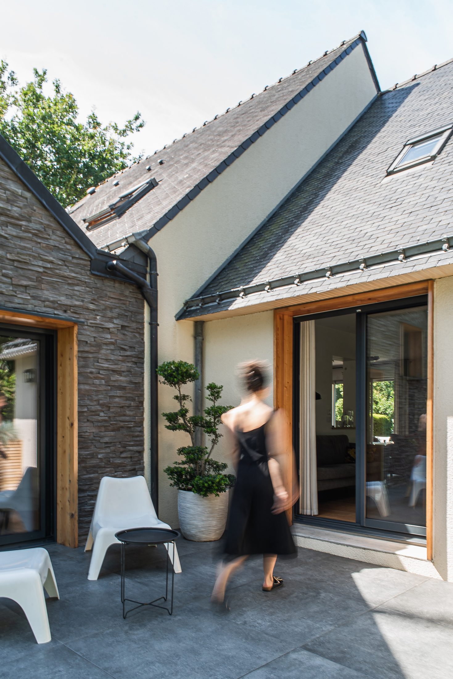 Oïkos Architectes — Rénovation et extension maison Auray — photo 4
