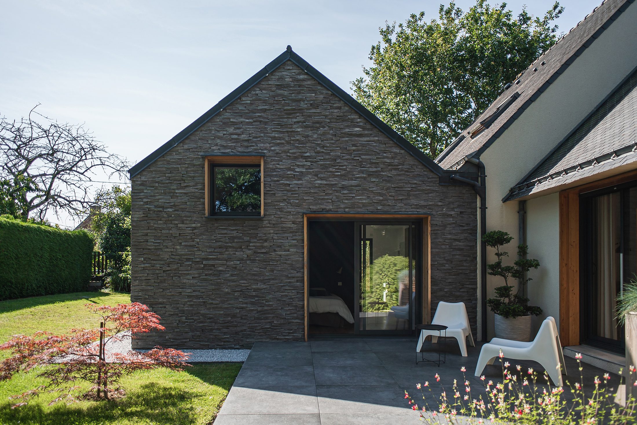 Oïkos Architectes — Rénovation et extension maison Auray — photo 3