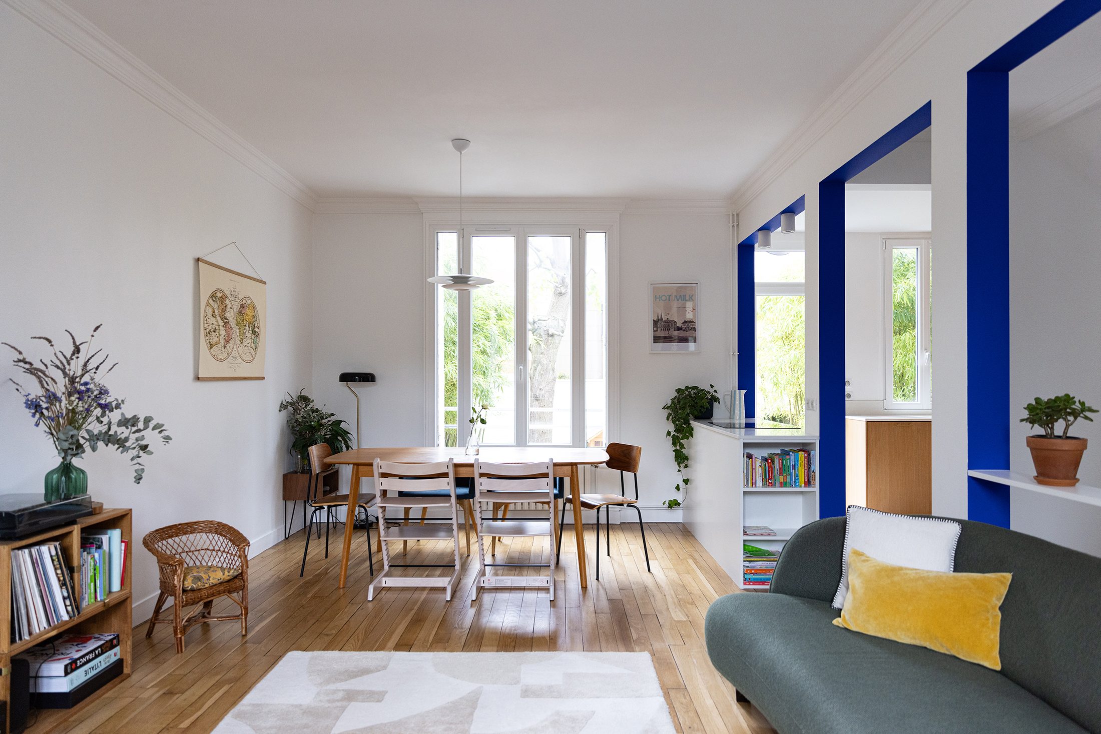 Oïkos Architectes — Rénovation complète maison 120m² Bécon-les-Bruyères — photo 3
