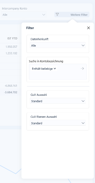 Popup Weitere Filter