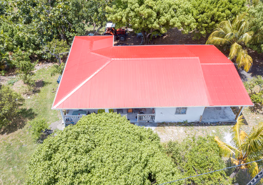 Réalisation toiture tôle guadeloupe