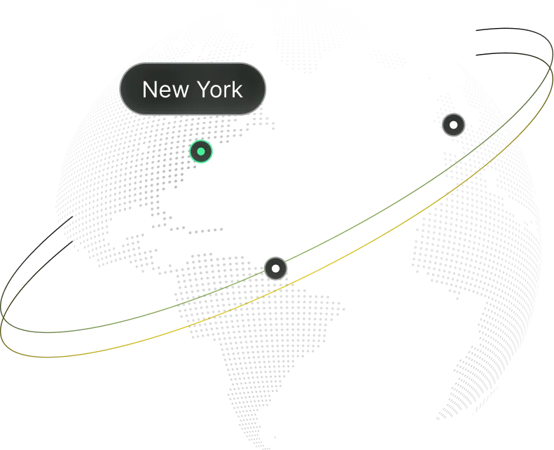 Cross-border payment network connecting international locations