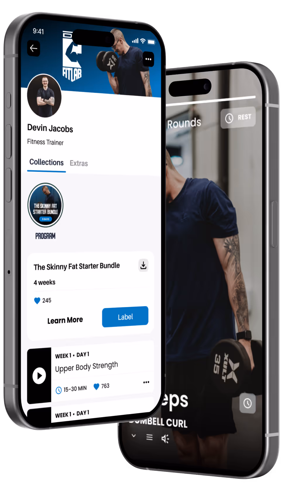 A cell phone with a picture of a man on the screen.