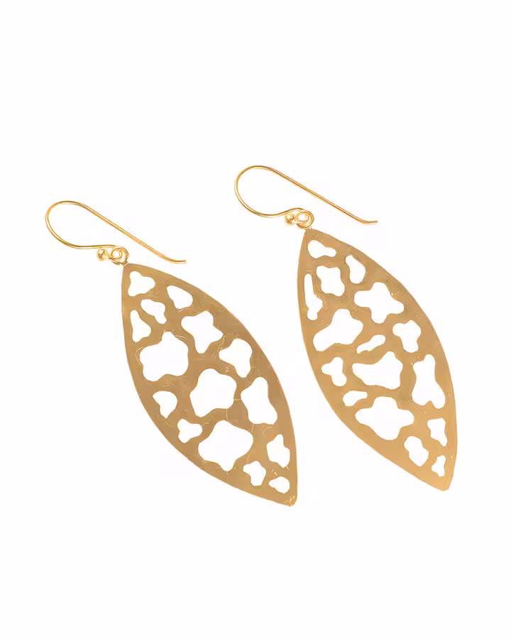 Pendientes Luna Lace en Oro, foto de producto - Joyería Cayou
