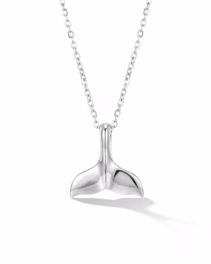 Collar Cola de Ballena en Plata, foto de producto - Joyería Cayou