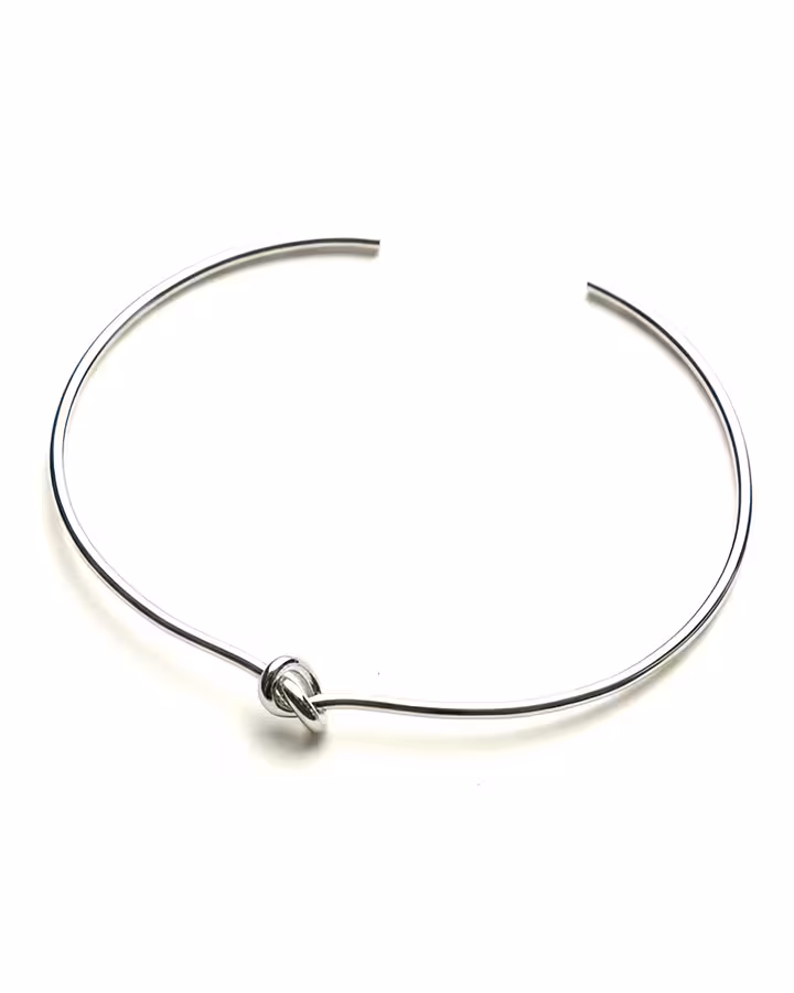 Pulsera nudo en plata, foto de producto - Joyería Cayou