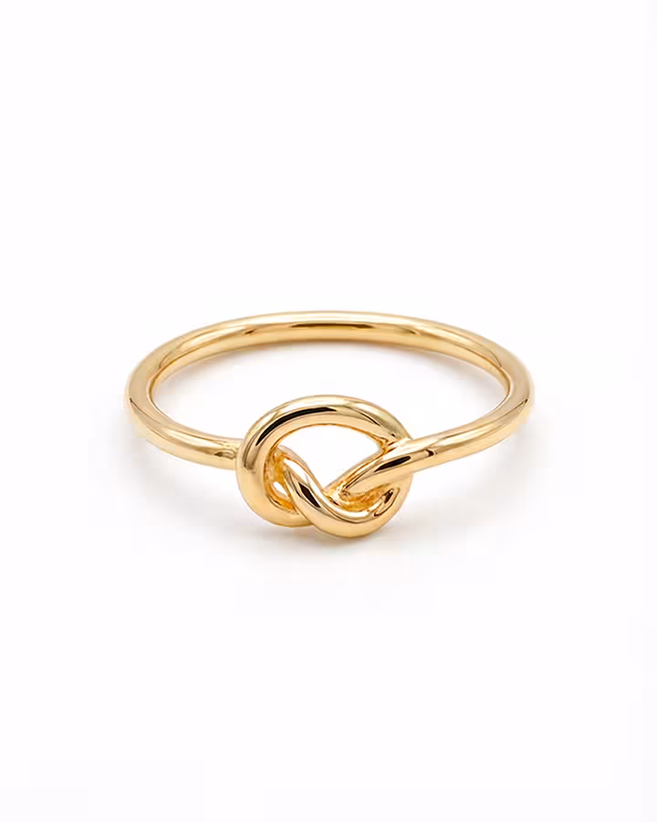 Anillo nudo en oro, foto de producto - Joyería Cayou