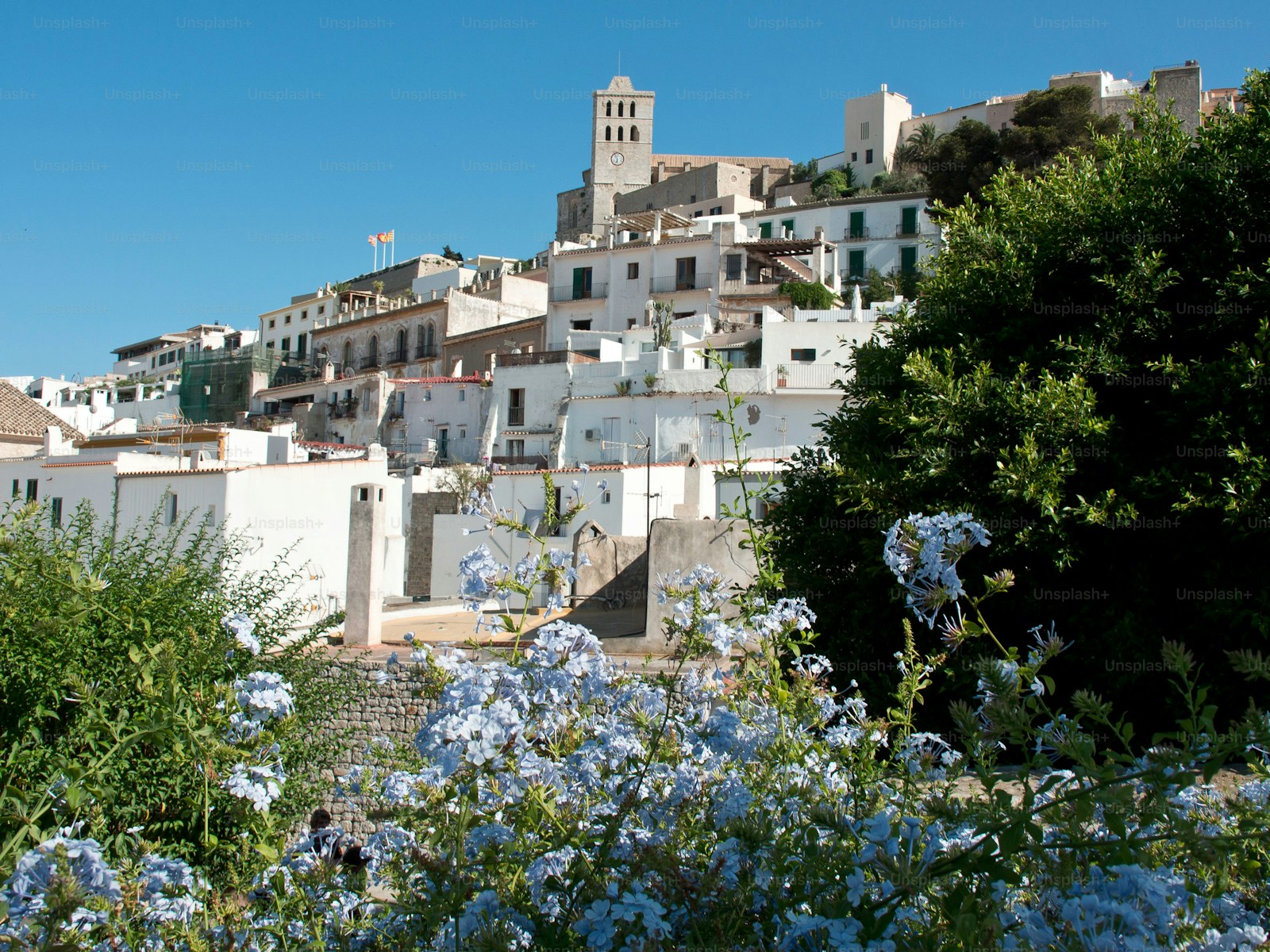 White Mediterranean architecture Costa Blanca
