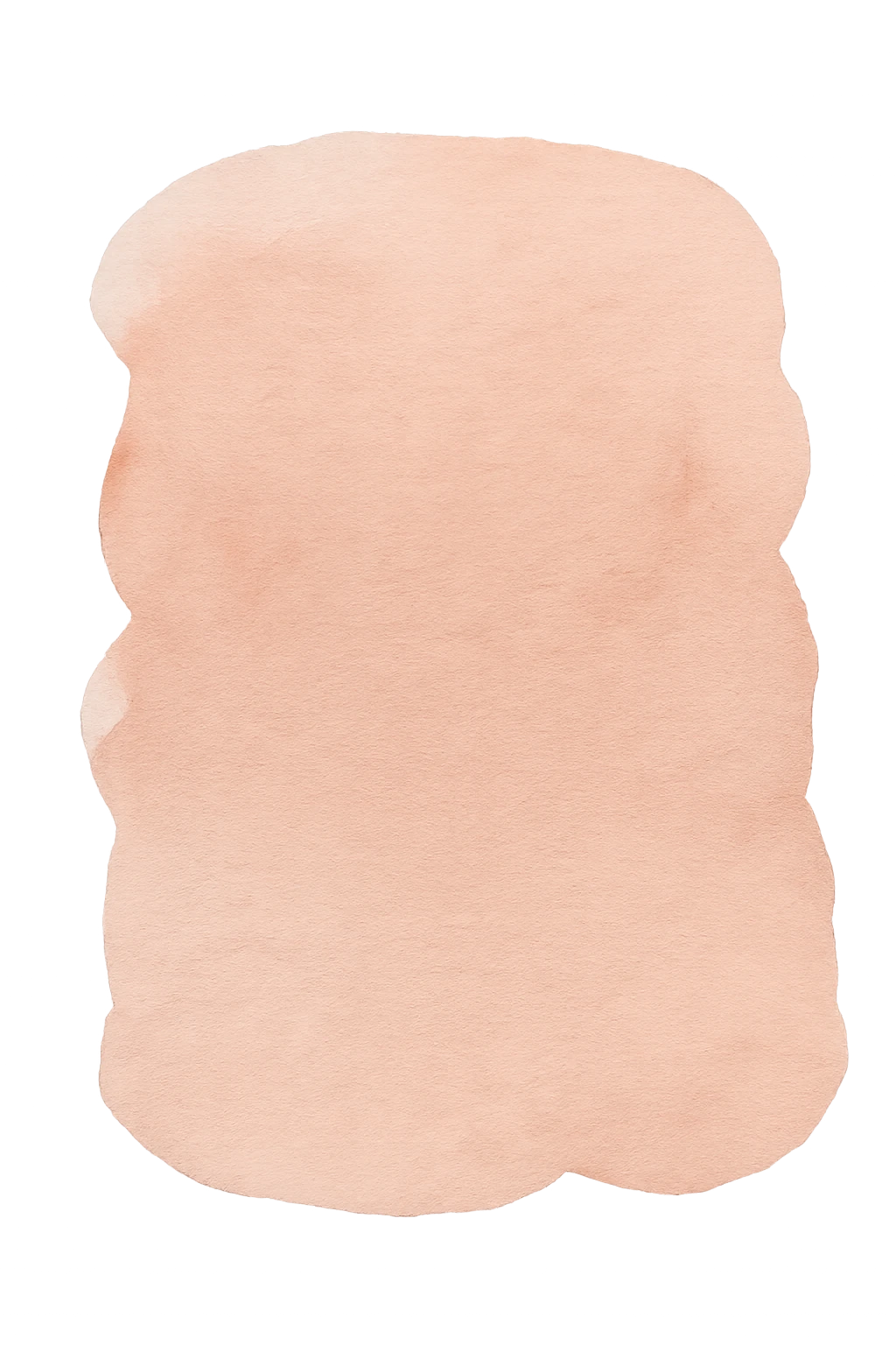 Aquarelle rose fuchsia en format vertical sur fond transparent, texture vibrante et douce idéale pour un design bien-être.