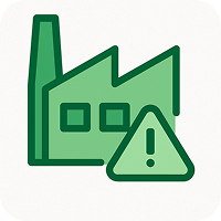 Icon symbolizing manufacturing recall services
