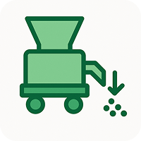 Icon of industrial toll grinding and pelletizing services
