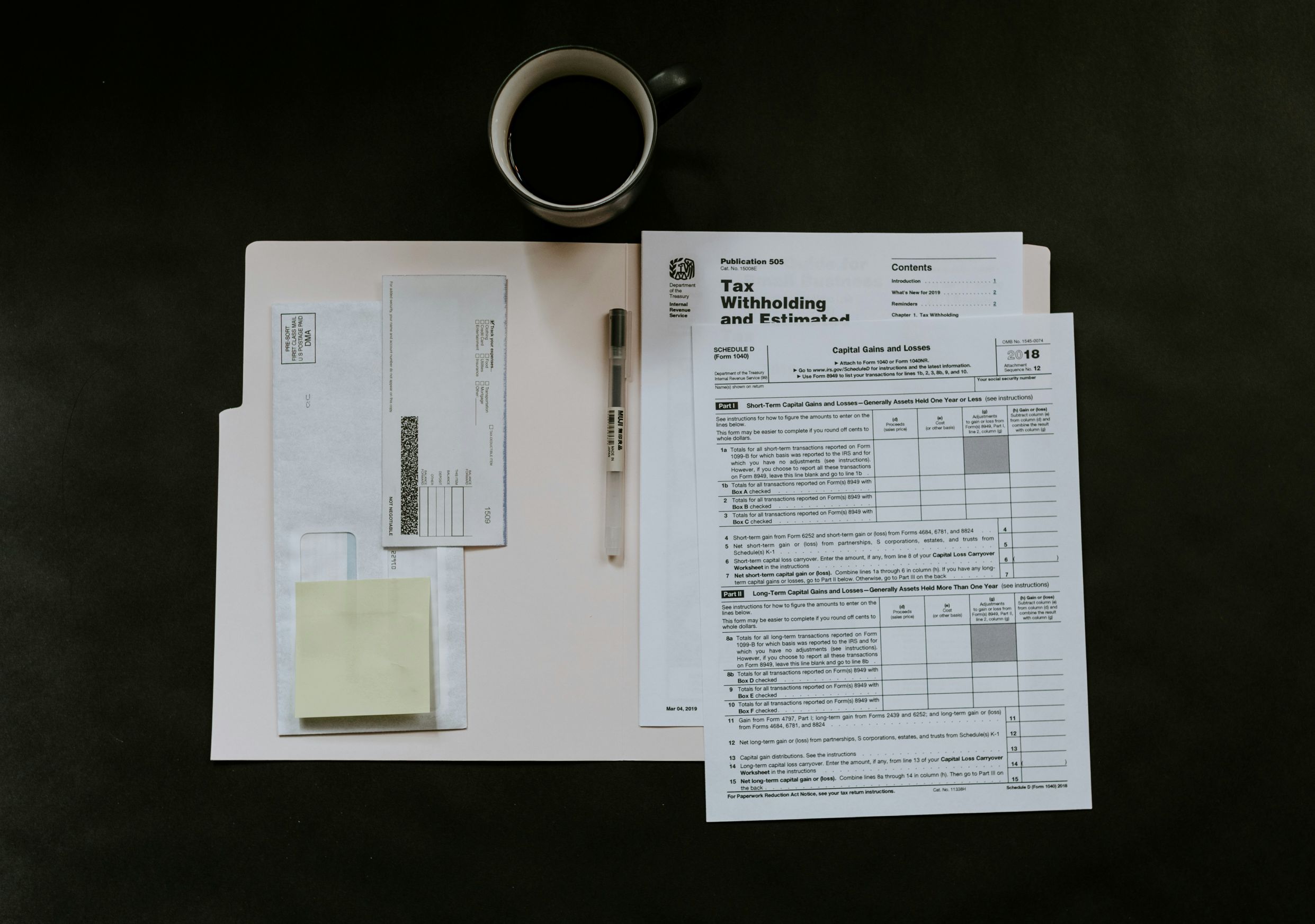 Tax paperwork