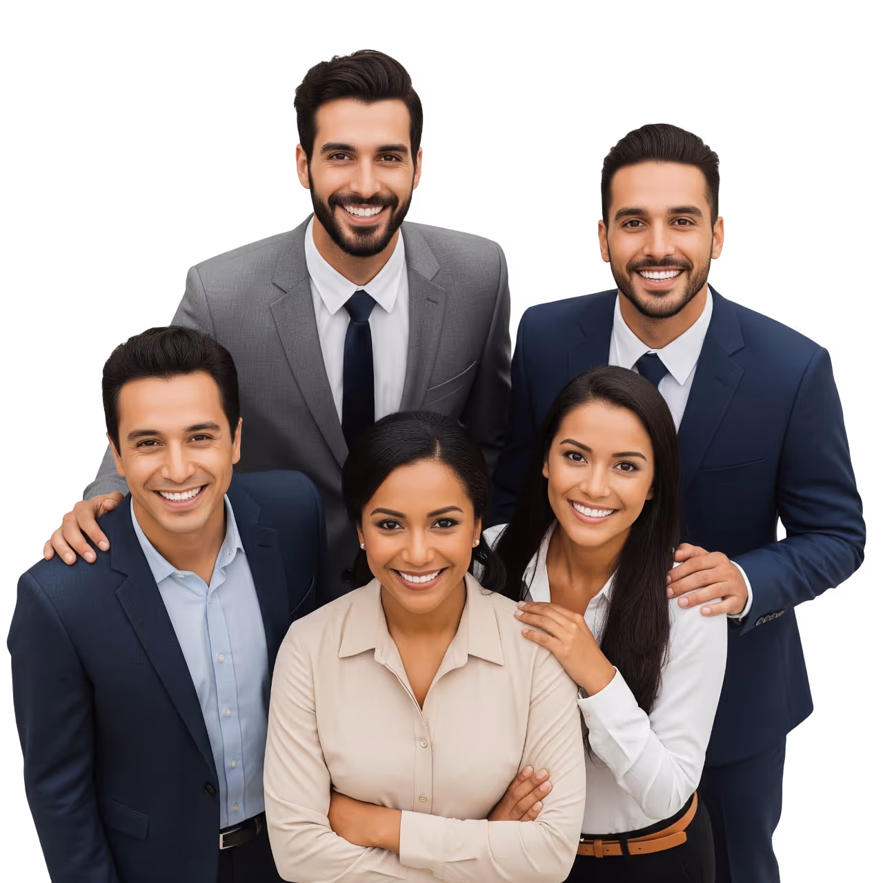 Profesionales de distintos sectores utilizando IA de Peaking para ventas, atención al cliente y agendado