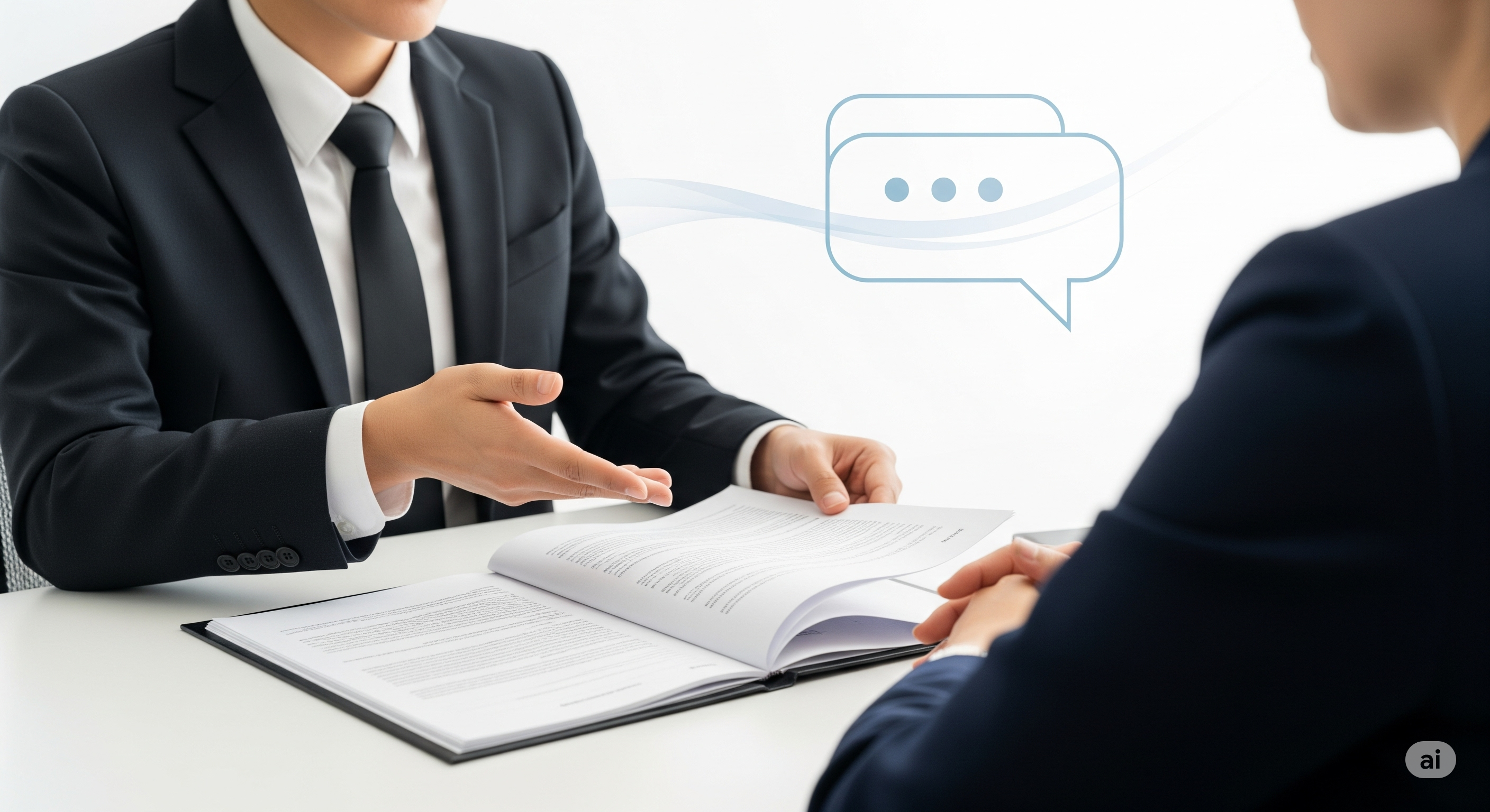 Abogado atendiendo consultas legales por webchat con Peaking.