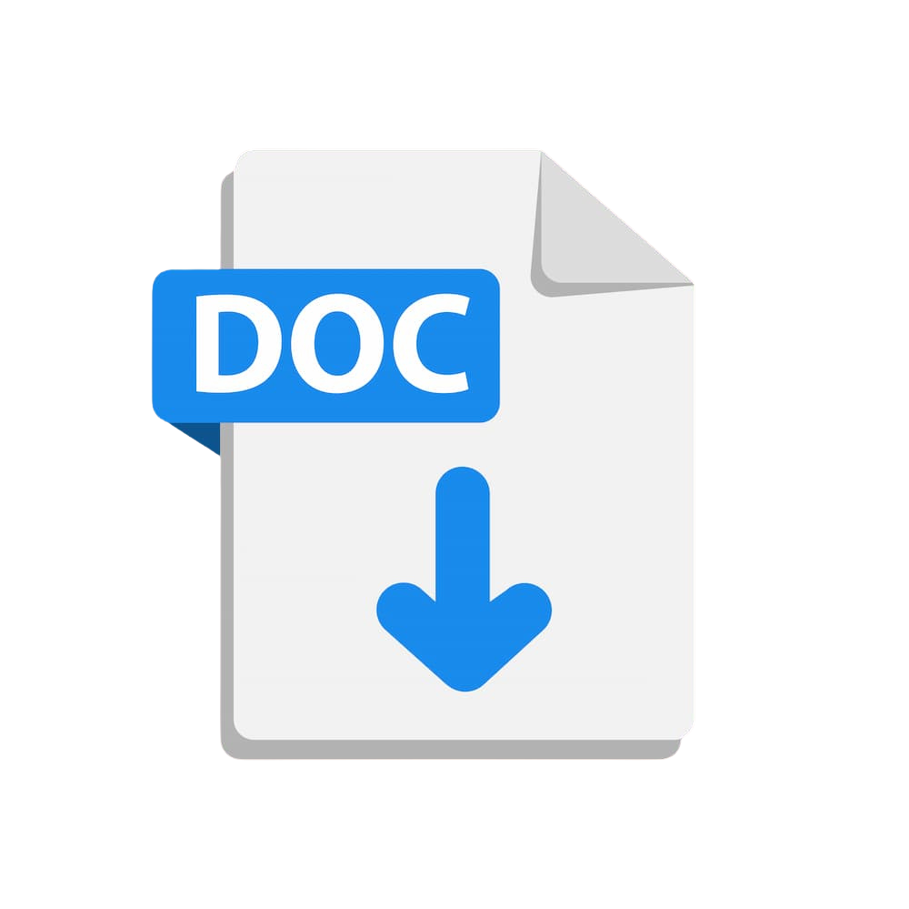 Download an editable Microsoft Word Doc 