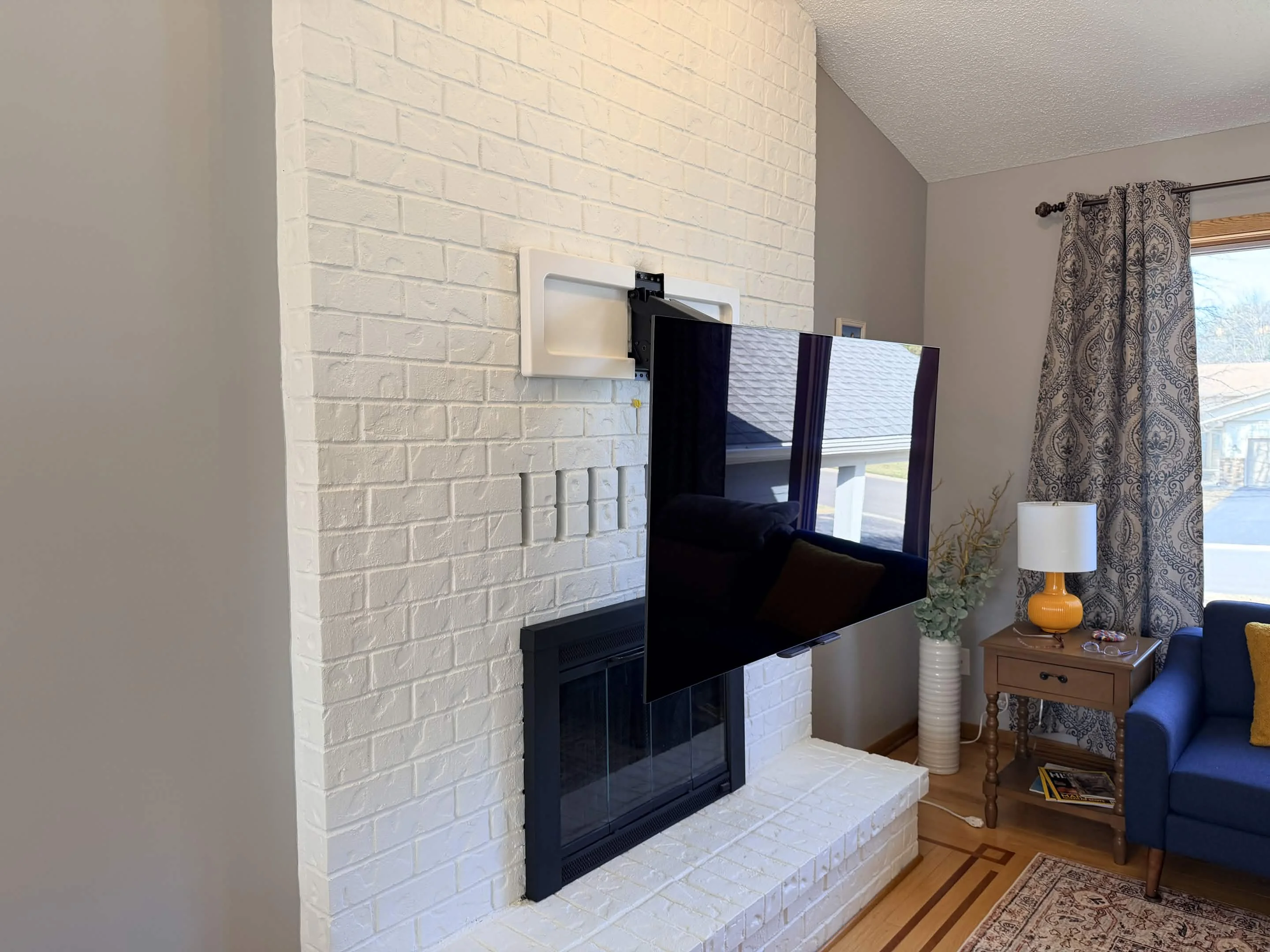 55" TV installation in Eagan