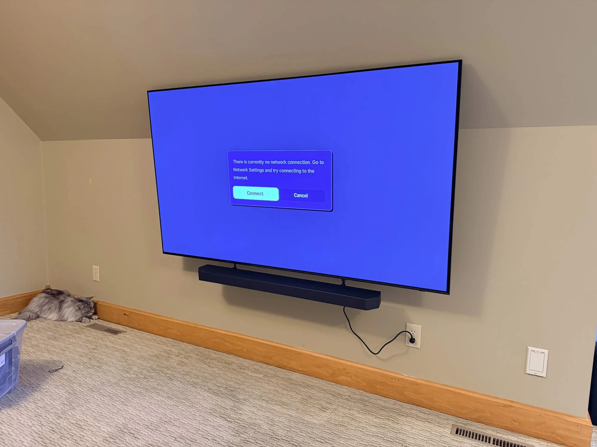 70"  installation in Chaska