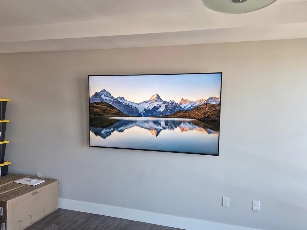 80" LG installation in Minneapolis
