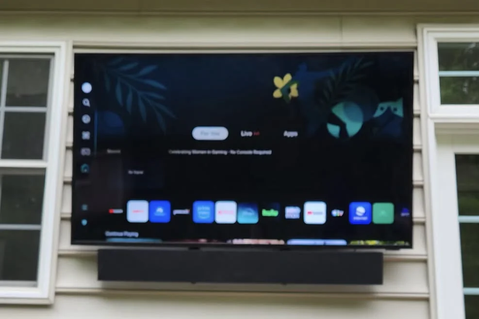 55" installation in Gambrills