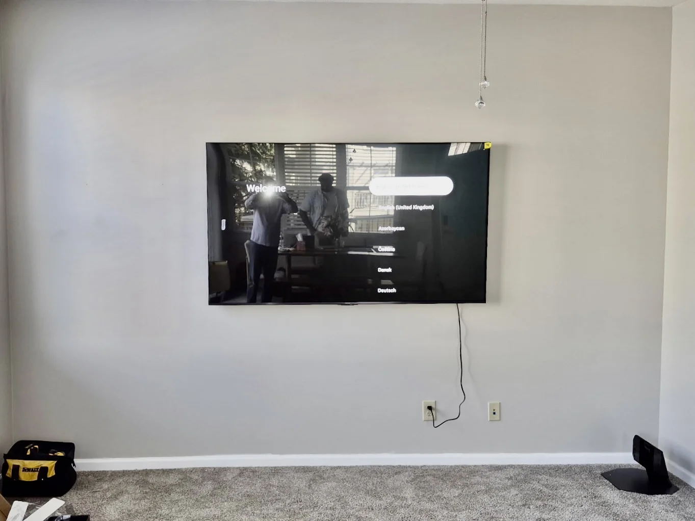 75" installation in Maple Grove
