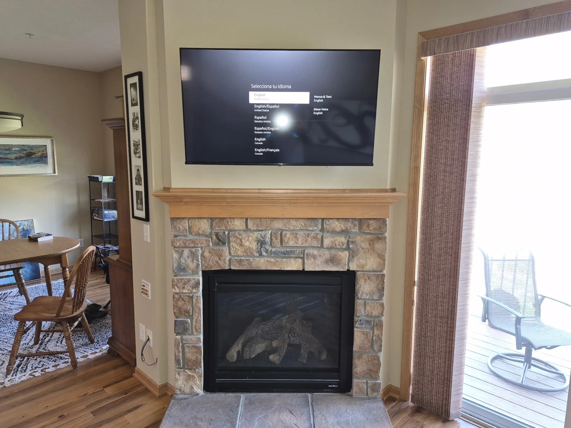 50" installation in Chanhassen