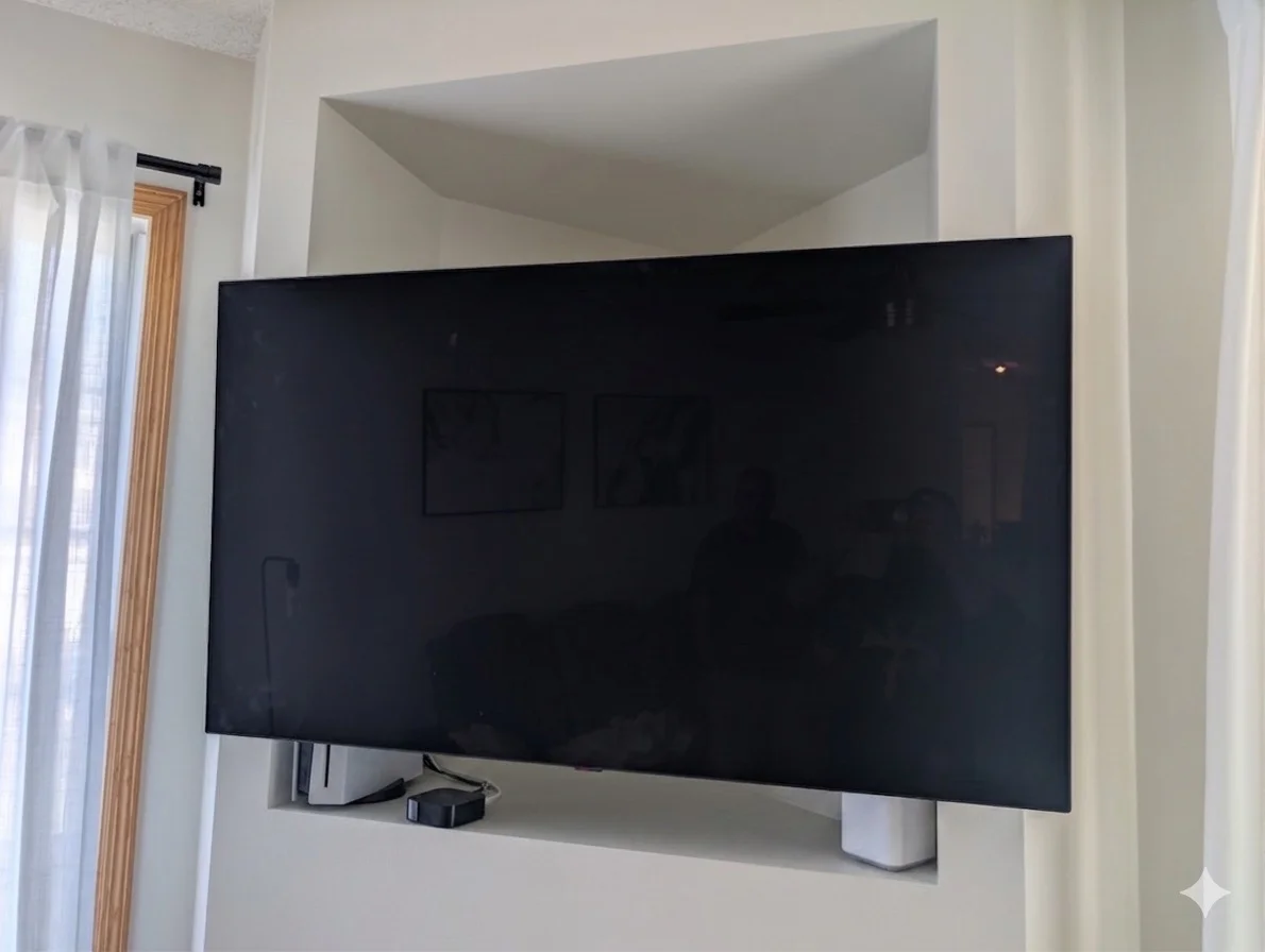 55"  installation in Maple Grove