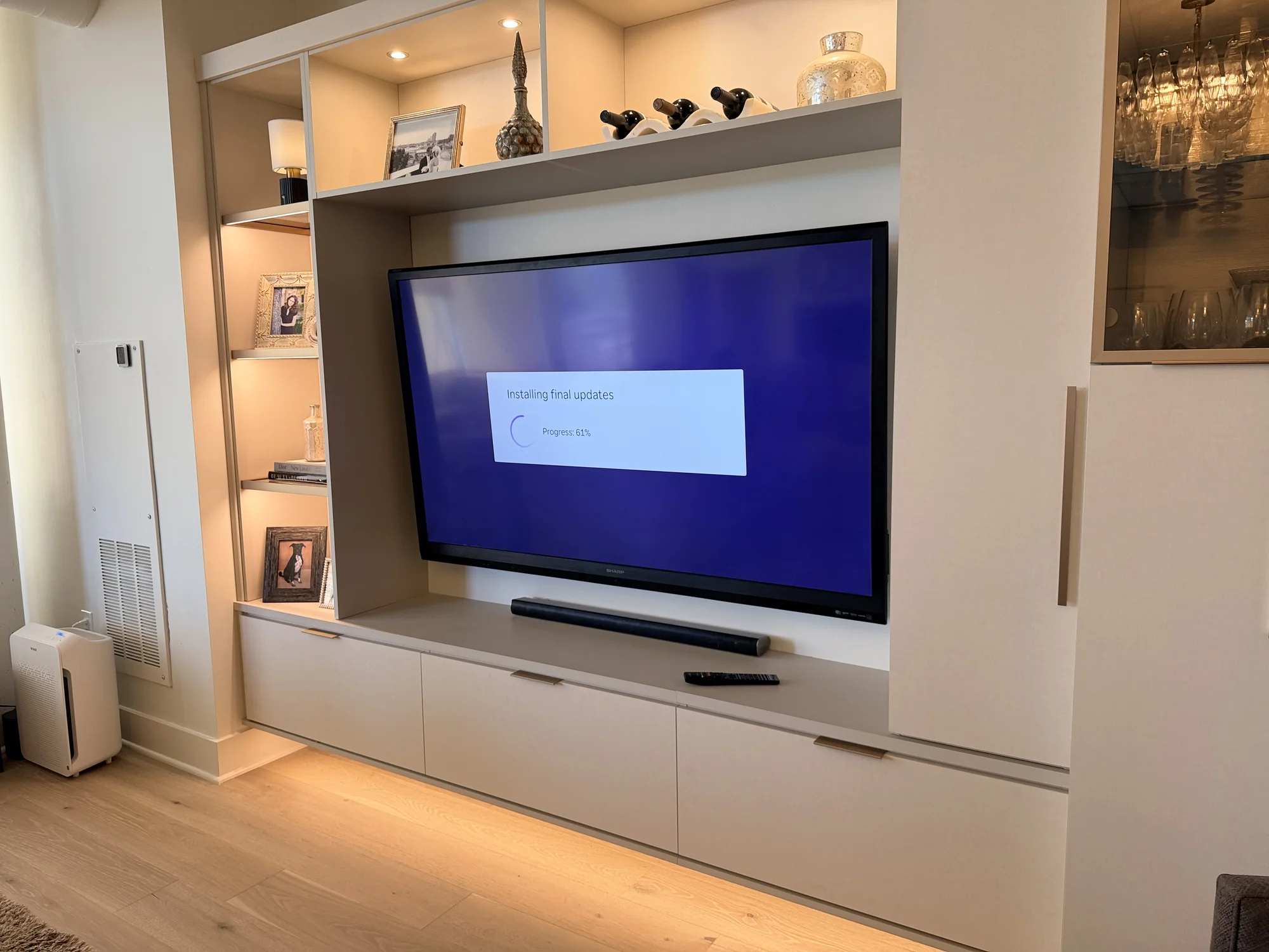 70" installation in Minneapolis