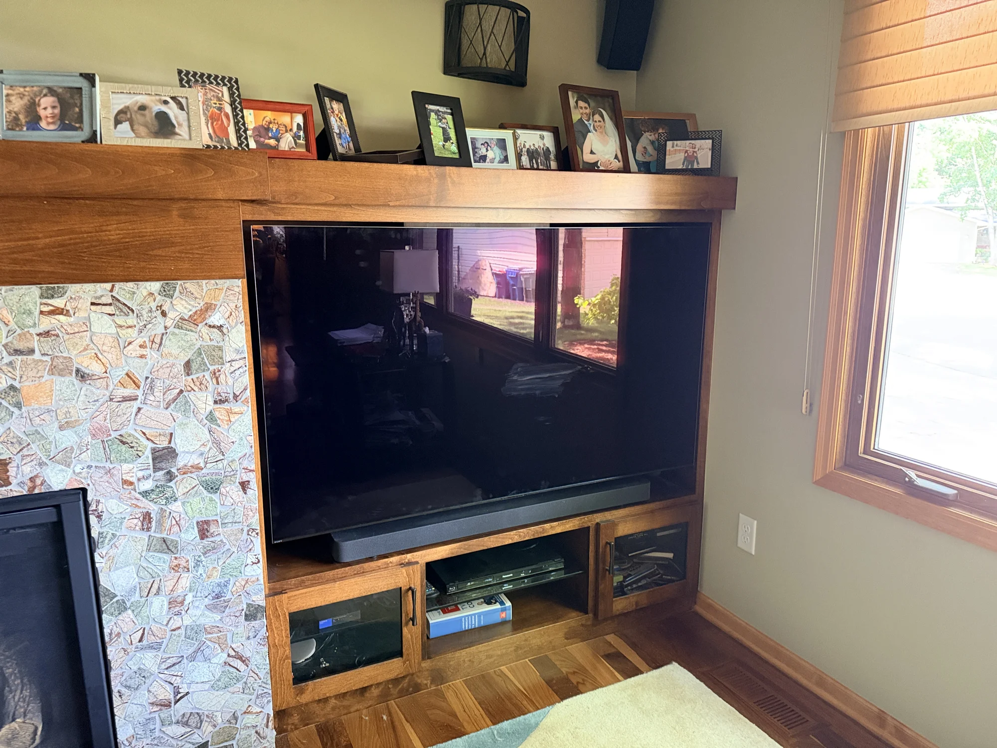 65" installation in Plymouth